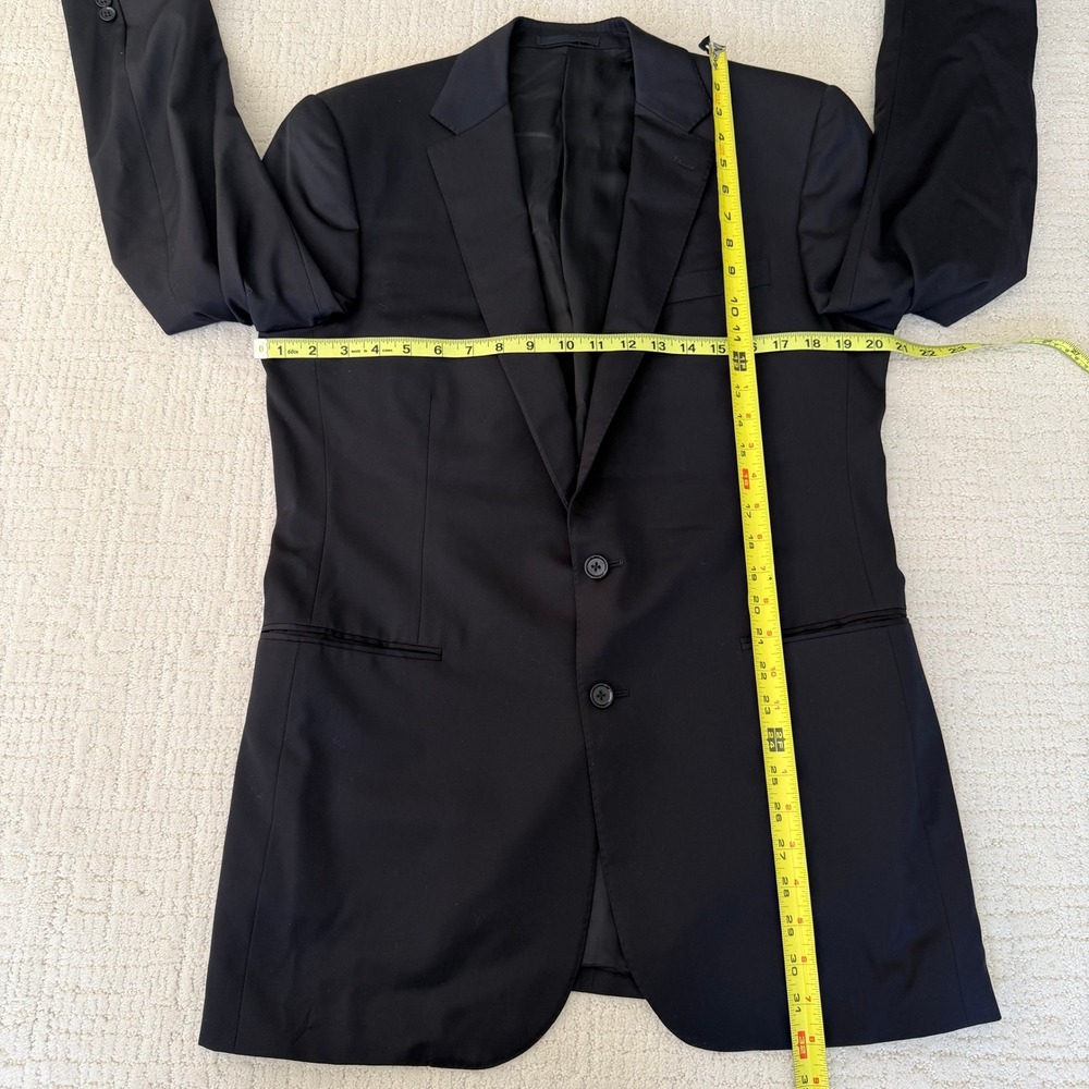 Ralph Lauren Men's Navy Wool Suit Jacket Blazer Size 42L Drop 7 Made in Italy - Picture 9 of 16